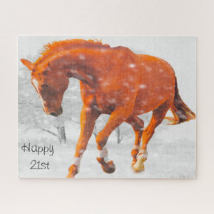 21st Birthday Wishes. Jigsaw Puzzle