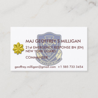 21st ERB Business Card
