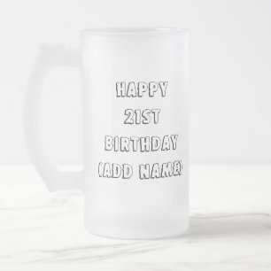 21st Everyone Needs To Believe In Something Frosted Glass Beer Mug