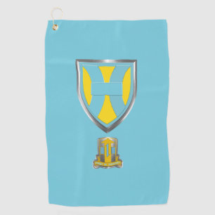 21st Theatre Command Customised Patch Insignia Golf Towel