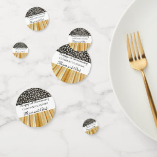 21st Wedding Anniversary Brass and Nickel  Confetti