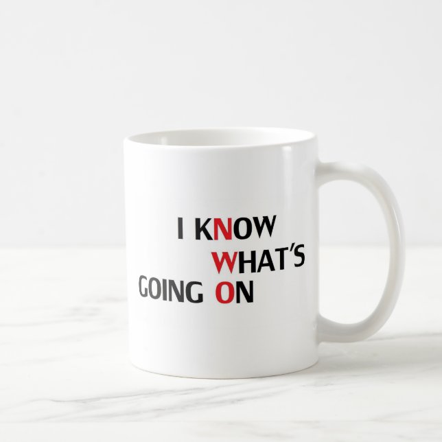 21stCenturyPolitix - "I KNOW" mug (Right)