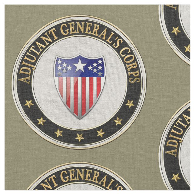 [220] Adjutant General's Corps Branch Insignia [3D Fabric (Close Up)