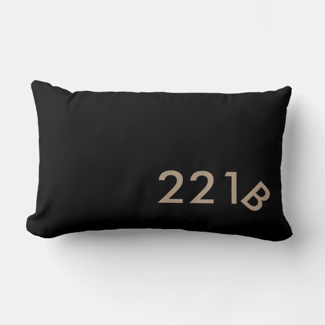 221 B. Baker Street Pillow (Front)