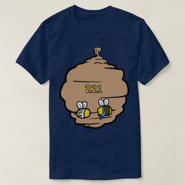 221 Bee Baker Street T-Shirt (Design Front)