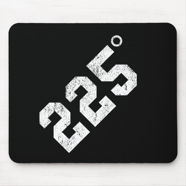 225 Degrees - Bbq - Grilling - Smoking Meat T-shir Mouse Pad (Front)
