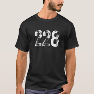 228 Area Code Gulfport MS Mobile Telephone Area Co T-Shirt