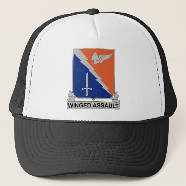 229th Aviation Regiment - Winged Assault Trucker Hat (Front)