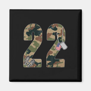 22 A Day Veteran Lives Matter Suicide Awareness Gi Magnet