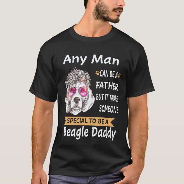 22 Any Man - Beagle Daddy Beagle T-Shirt (Front)