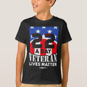 22 Day Veteran Lives Suicide Awareness  T-Shirt