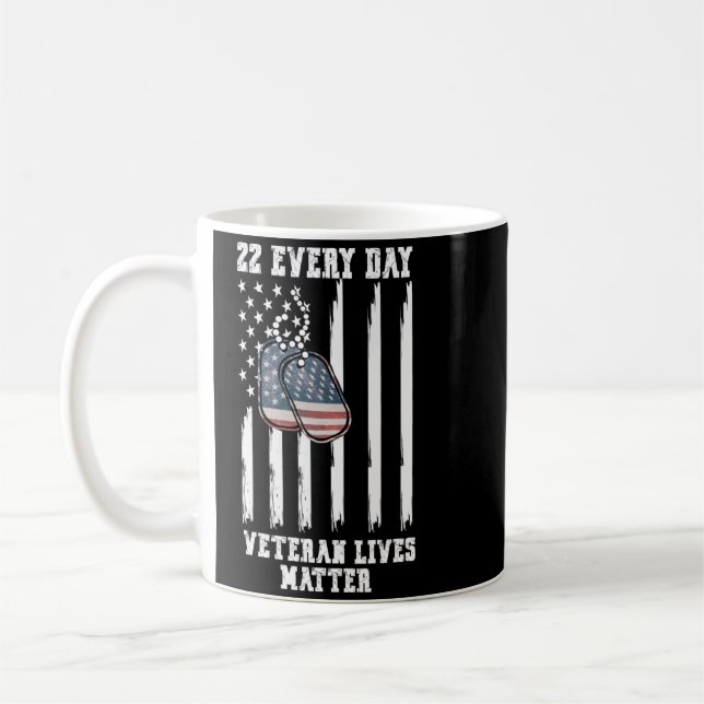 22 Every Day Veteran Awareness Performance Coffee Mug (Left)