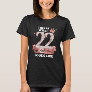 22 & Fabulous I Black Peach Party Group Candid Pho T-Shirt