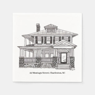 22 Montagu Street, Charleston, SC paper napkins