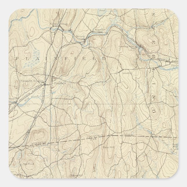 22 Moosup sheet Square Sticker (Front)