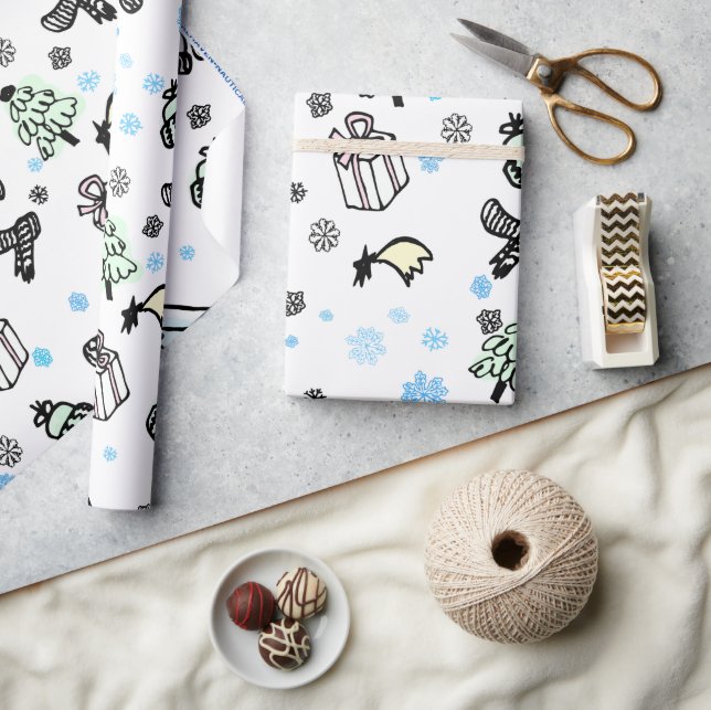 #22 Nautical Haven Wrapping Paper "Big Size" (Crafts)