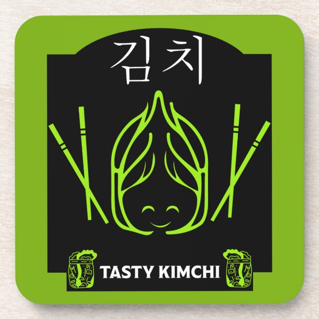 22 Nov – International Kimchi Day Coaster (Front)