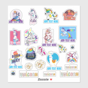 22 x Shaped UNICORN Funny Cute Kawaii Dab Emoji