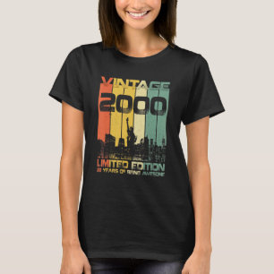 22 Year Old Vintage 2000 22nd Birthday T-Shirt