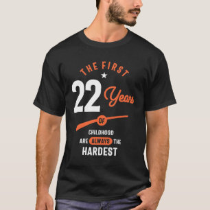 22 Years Old Gift   22nd Birthday Gift Ideas T-Shirt