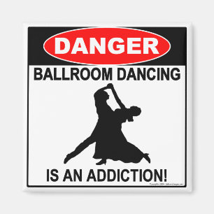 22a. Ballroom Addictions Magnet - Square