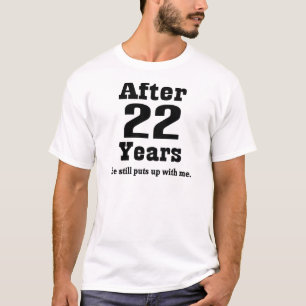 22nd Anniversary (Funny) T-Shirt
