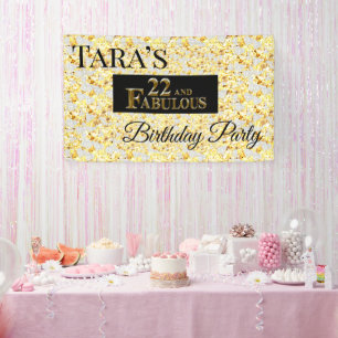 22nd Birthday Banner