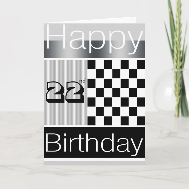 22nd Birthday Card (Front)