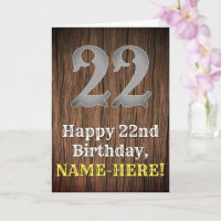 22nd Birthday: Country Western Inspired Look, Name