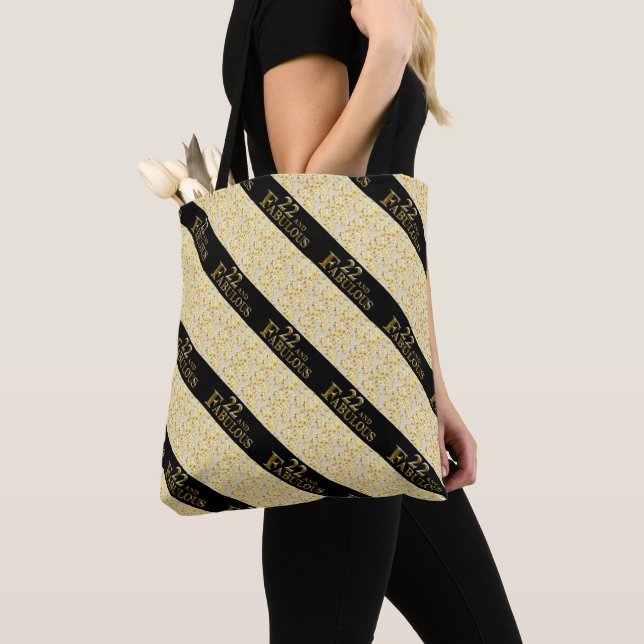22nd  Birthday  Tote Bag (Close Up)