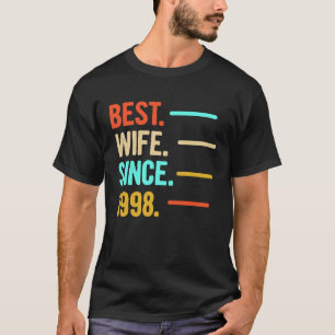 22nd Wedding Anniversary  Best Wife Since 1998 T-Shirt
