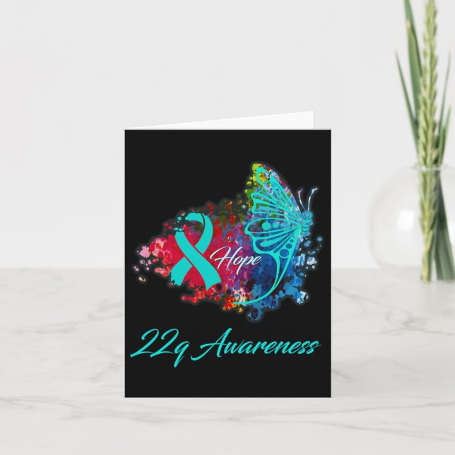 22q Awareness Syndrome Awareness  Card (Front)