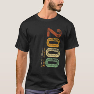 22Th Birthday Gifts 22 Year Old Retro Limited Edit T-Shirt