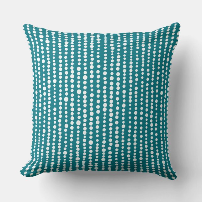 230216 - White on Biscay Bay Cushion (Front)