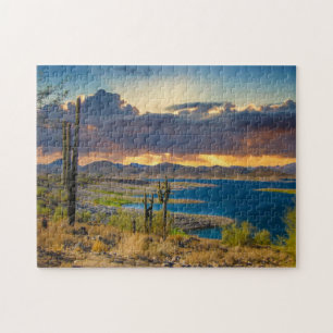 2309-2-Desert Lake with Saguaro Puzzle