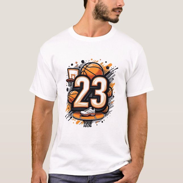 23 basketball fans   T-Shirt (Front)