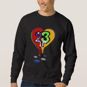 23 Drip Heart What The 5s Matching Sweatshirt