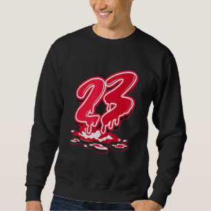 23 Drip Matching Drip Red For Men Women Sweatshirt