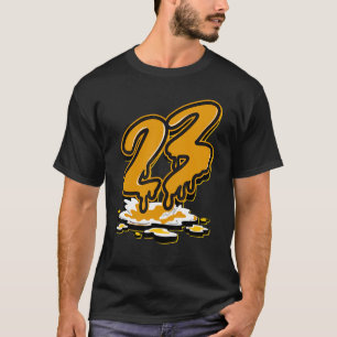 23 Drip OG Yellow Toe 1s Matching T-Shirt