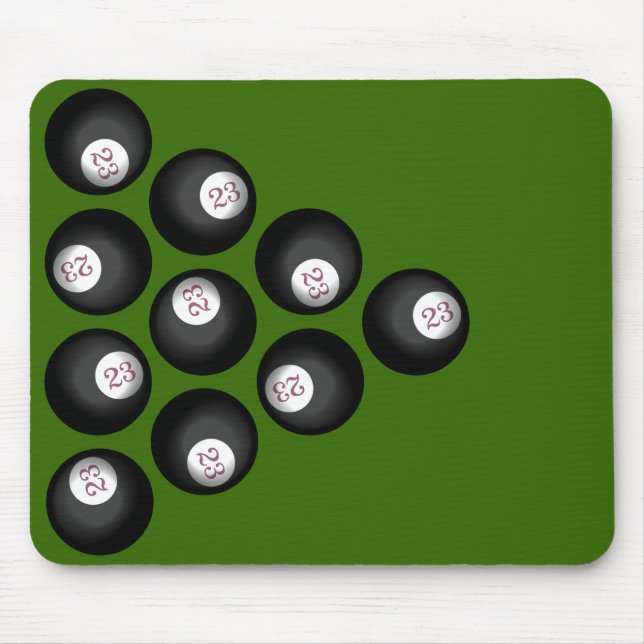 23 Four Leaf Clovers Mouse Pad (Front)