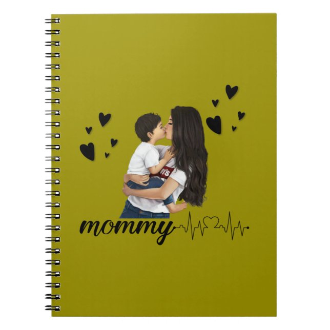 23.mother's day gifts ideas,mothers birthday quote notebook (Front)
