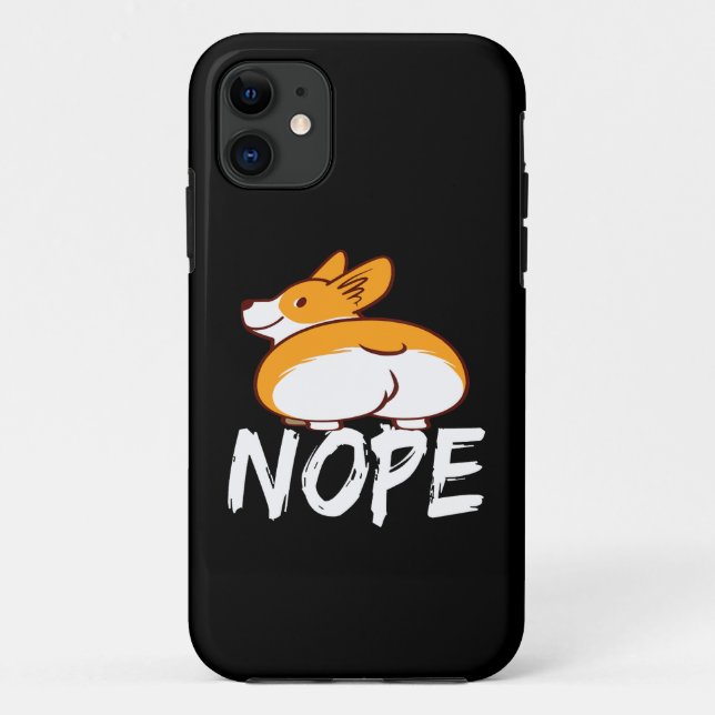 23 Nope Corgi Case-Mate iPhone Case (Back)