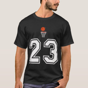 23 Number Basketball Style Vintage White Tank Top