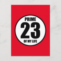 23 - prime of my life