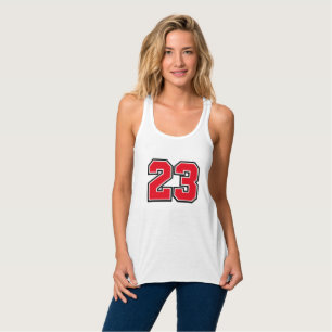 23 Vintage Varsity Sports Number Tank Top