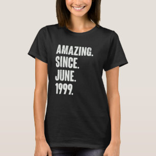 23 Year Old  23rd Birthday  Amazing Since June 199 T-Shirt