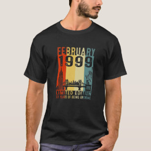 23 Year Old Gift February 1999 Limited Edition 23T T-Shirt
