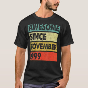23 Years Old  Awesome Since November 1999 23rd Bir T-Shirt