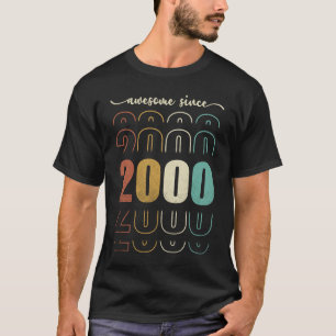 23 Years Old Bday Vintage Since 2000 23rd Birthday T-Shirt