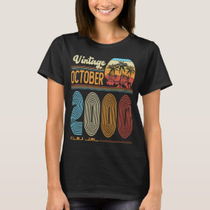 23 Years Old Birthday Vintage October 2000 Women T-Shirt